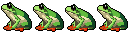 Pixel frog